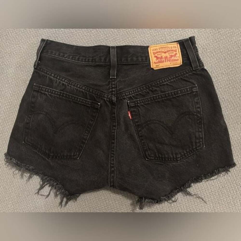 Levi's Black 501 Shorts